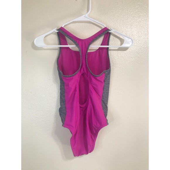Speedo One Piece Racerback Straps and Keyhole Back Youth Size 10 - Picture 3 of 3